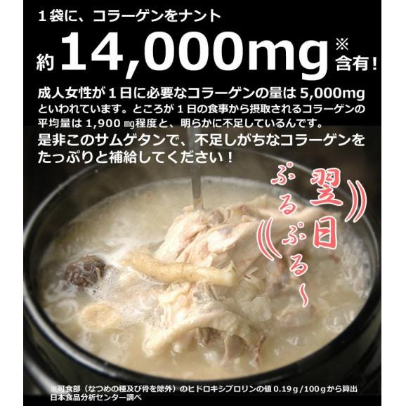 韓国宮廷料理・参鶏湯（サムゲタン）1kg×３袋　サンゲタン【常温・冷蔵可】【送料無料】※賞味期限2026年1月5日＃802
