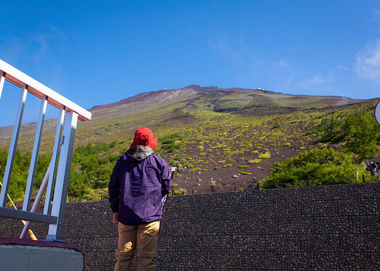 留下一个没有垃圾、干净的富士山